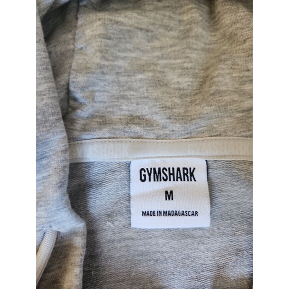 Gymshark Women's Gray Full-Zip Hoodie Jacket Size M - Picture 3 of 8